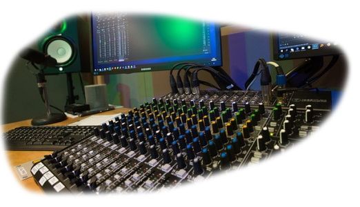 Imagine a physical audio mixer